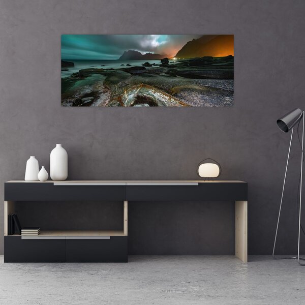 Slika - Noćna scena (120x50 cm)