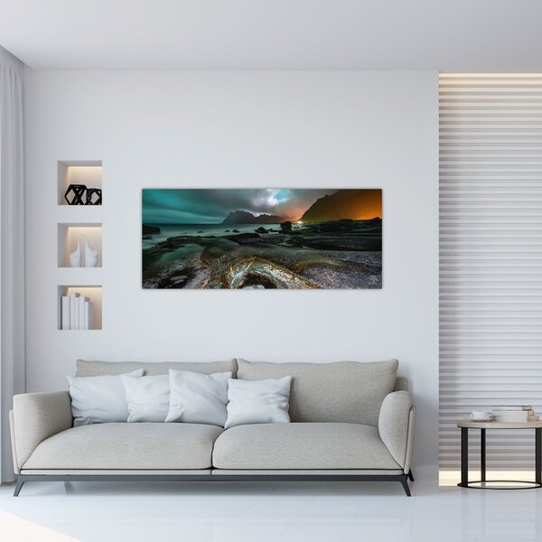 Slika - Noćna scena (120x50 cm)