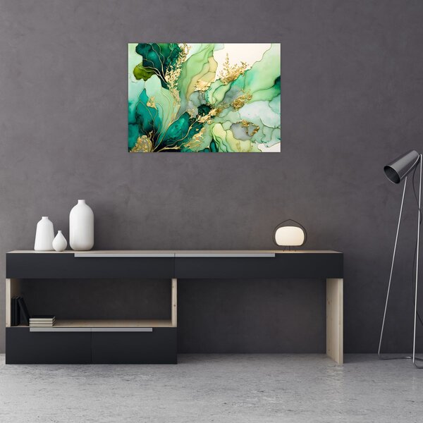 Slika - Zelena apstrakcija (70x50 cm)