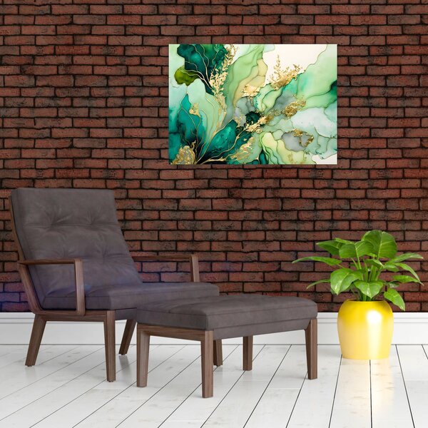 Slika - Zelena apstrakcija (70x50 cm)
