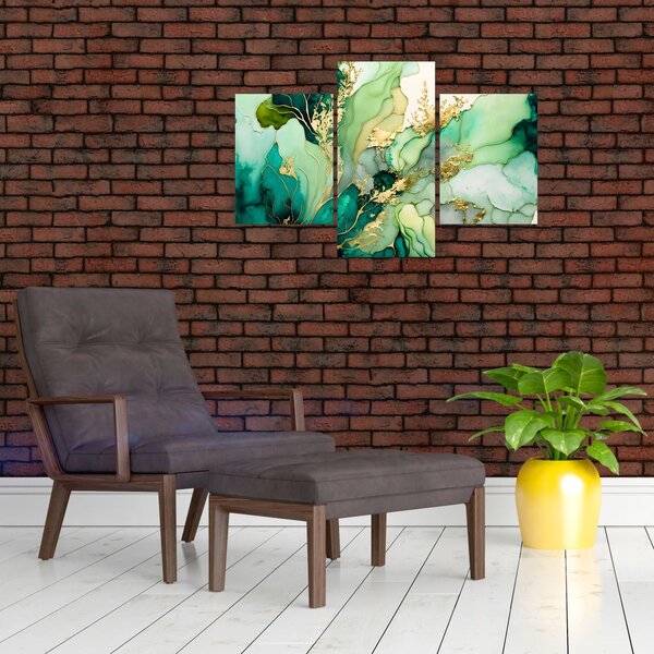 Slika - Zelena apstrakcija (90x60 cm)