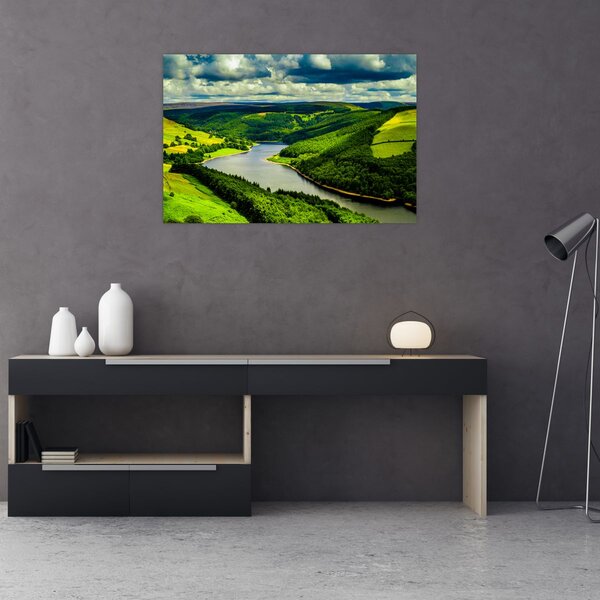Slika - Zeleni krajolik (90x60 cm)