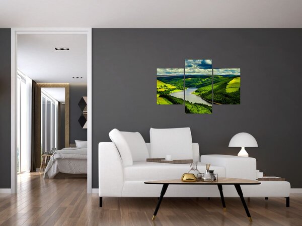 Slika - Zeleni krajolik (90x60 cm)