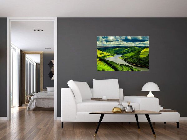 Slika - Zeleni krajolik (90x60 cm)