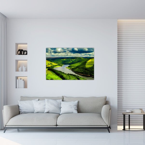 Slika - Zeleni krajolik (90x60 cm)