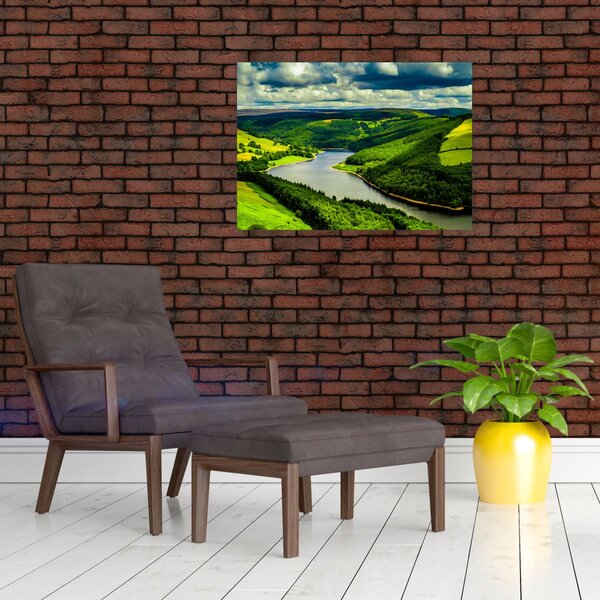 Slika - Zeleni krajolik (70x50 cm)