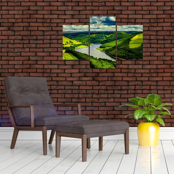 Slika - Zeleni krajolik (90x60 cm)