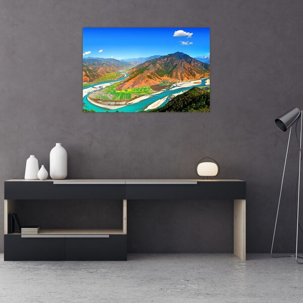 Slika - rijeka Yangtze (90x60 cm)