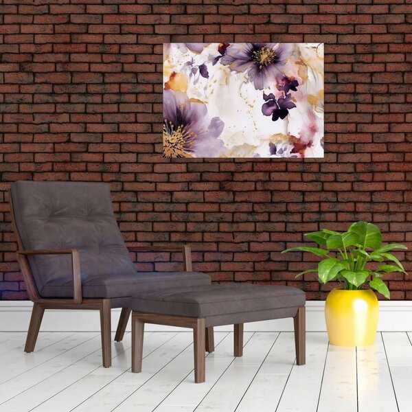 Slika - Akvarel cvijeće (70x50 cm)