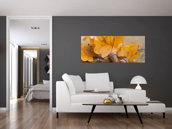 Slika - Jesenski žir (120x50 cm)