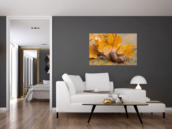Slika - Jesenski žir (90x60 cm)