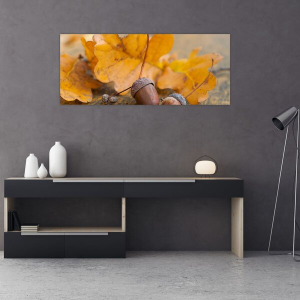 Slika - Jesenski žir (120x50 cm)