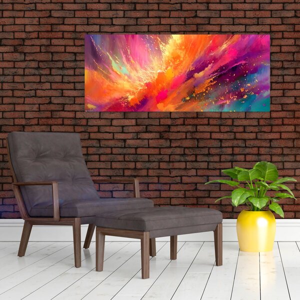 Slika - Dinamička apstrakcija (120x50 cm)