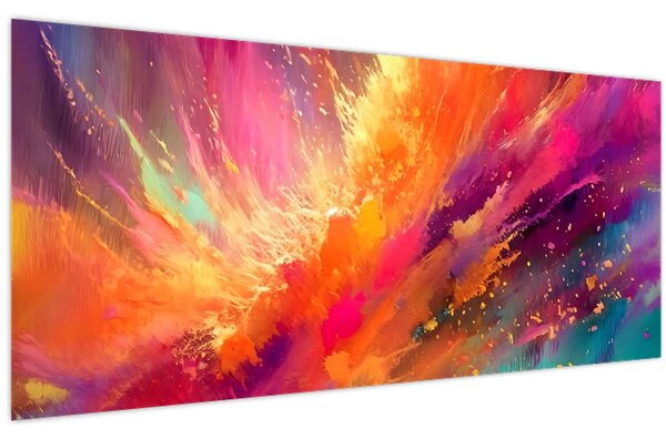 Slika - Dinamička apstrakcija (120x50 cm)