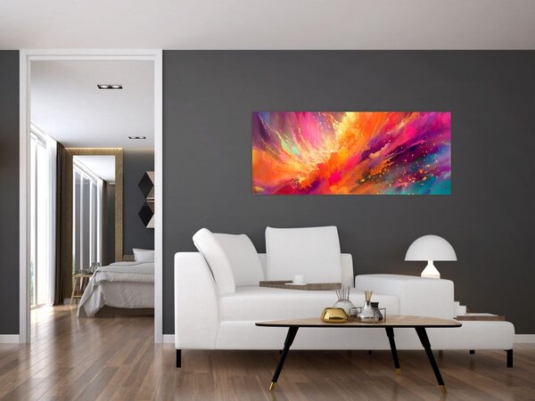 Slika - Dinamička apstrakcija (120x50 cm)