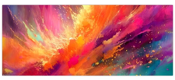 Slika - Dinamička apstrakcija (120x50 cm)