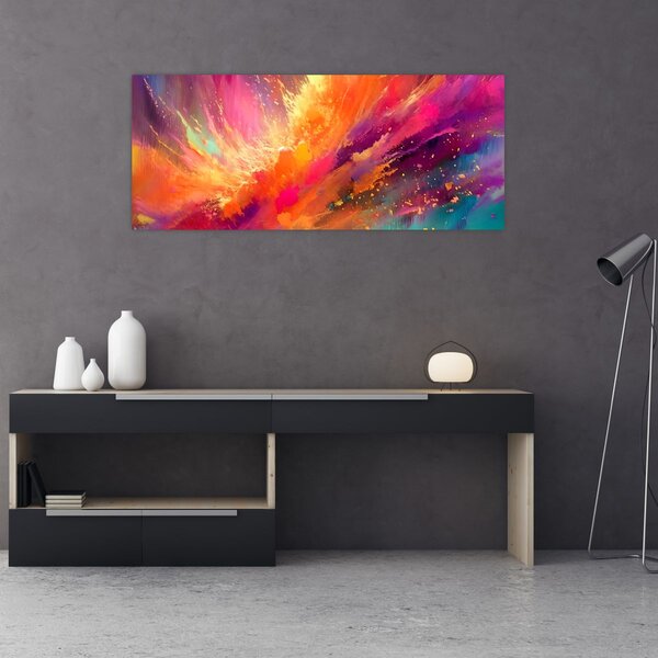 Slika - Dinamička apstrakcija (120x50 cm)