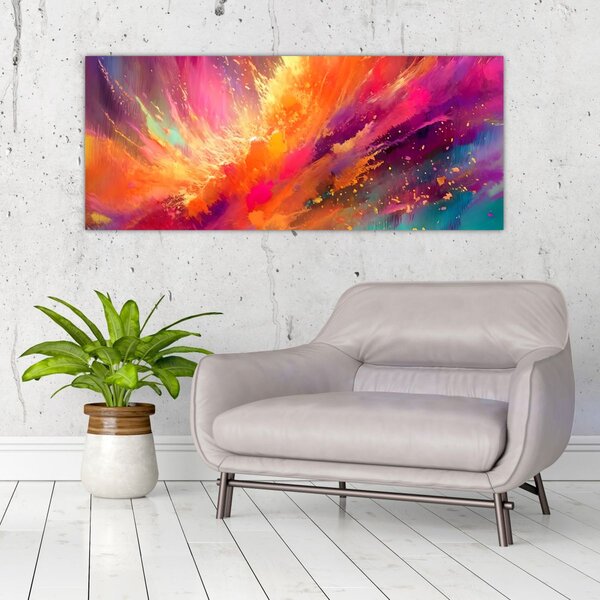 Slika - Dinamička apstrakcija (120x50 cm)