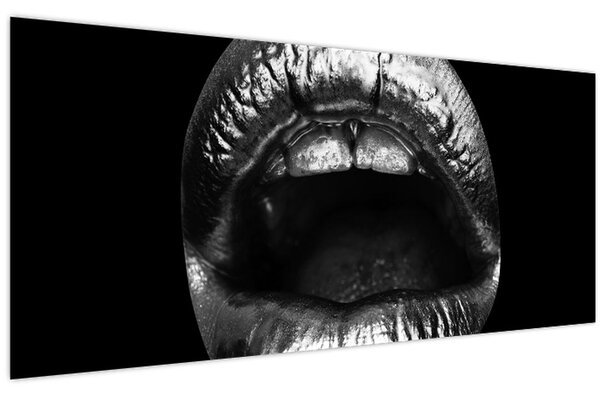 Slika - Sjajne usne (120x50 cm)