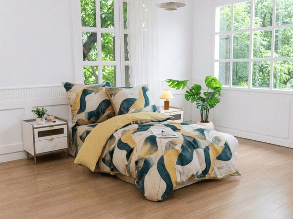 Posteljina od mikrovlakana Flanel ABSTRIVA šarena Dimenzije posteljine: 70 x 90 cm | 140 x 200 cm