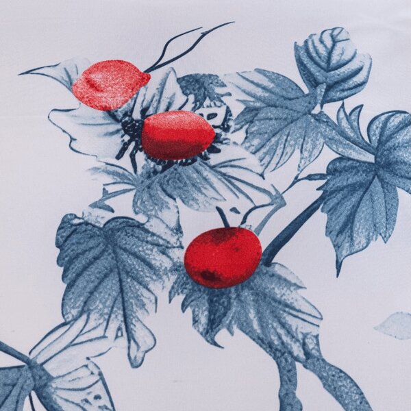 Flanel posteljina od mikrovlakana BERRY BLOOM bijelo-plava Dimenzije posteljine: 70 x 90 cm | 140 x 200 cm