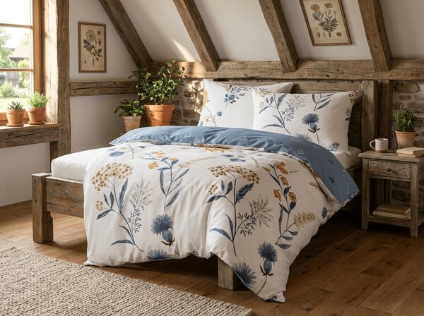 Flanel posteljina od mikrovlakana FLOWELLE bijela Dimenzije posteljine: 70 x 90 cm | 140 x 200 cm