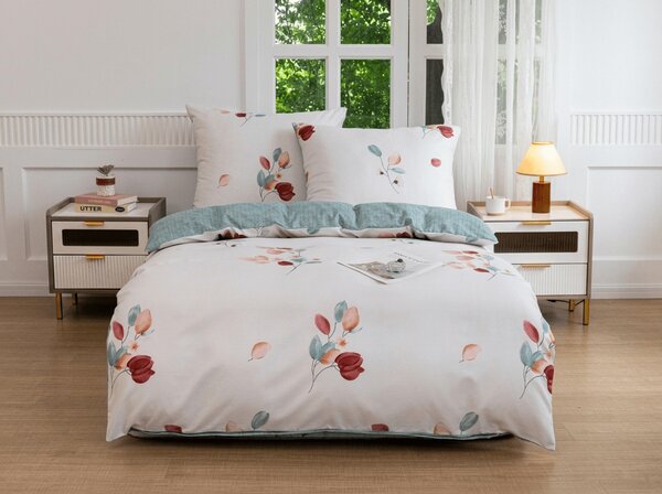 Flanelna posteljina od mikrovlakana RUBY GARDEN šarena Dimenzije posteljine: 70 x 90 cm | 140 x 200 cm