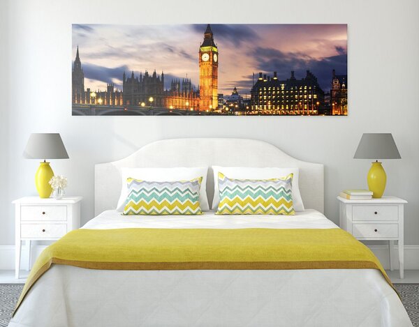 Slika noćni Big Ben u Londonu