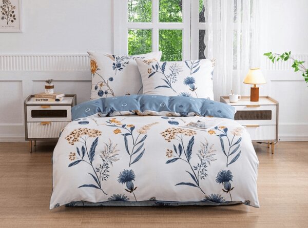 Flanel posteljina od mikrovlakana FLOWELLE bijela Dimenzije posteljine: 70 x 90 cm | 140 x 200 cm