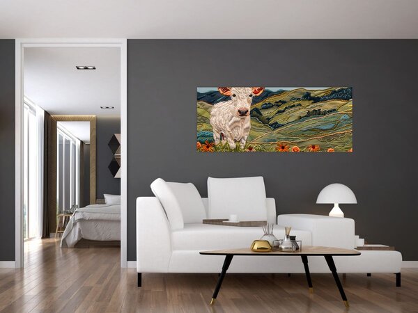 Slika - Imitacija pletenog motiva (120x50 cm)