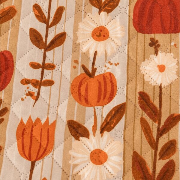 Prekrivač za krevet PUMPKIN STRIPES, šareni Dimenzije: 170 x 210 cm