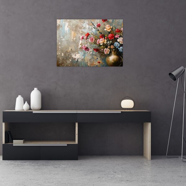 Slika - Vaza s cvijećem (70x50 cm)