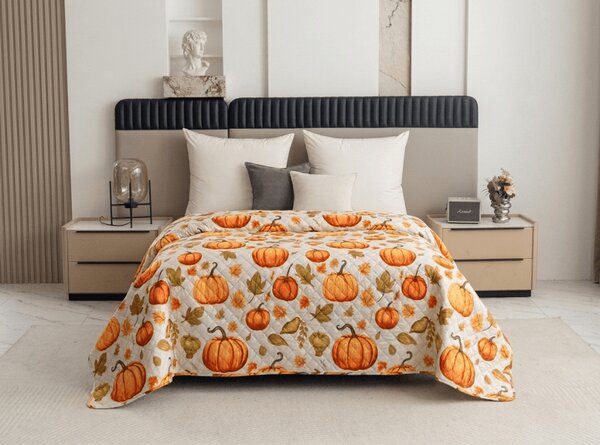Prekrivač za krevet AUTUMN PUMPKINS, šareni Dimenzije: 170 x 210 cm