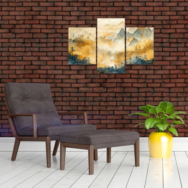 Slika - Planine, akvarel (90x60 cm)