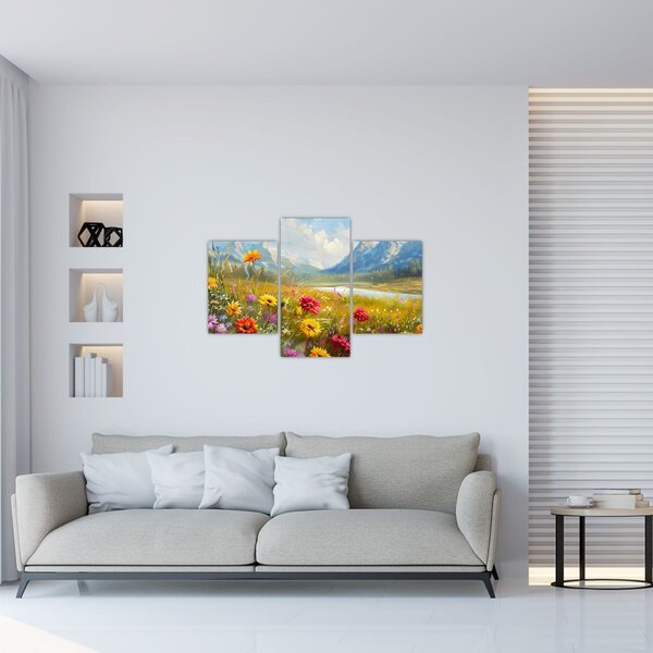 Slika - Naslikani pejzaž (90x60 cm)