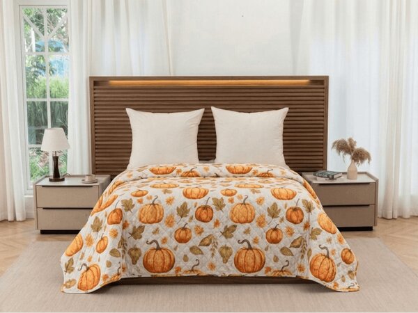 Prekrivač za krevet AUTUMN PUMPKINS, šareni Dimenzije: 170 x 210 cm
