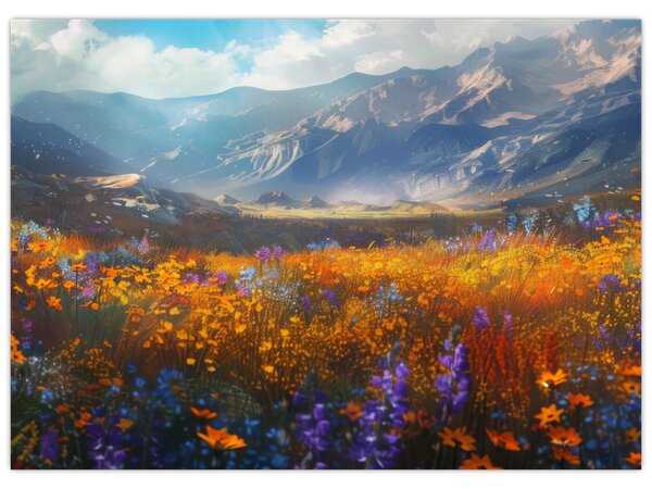 Slika - Slikani planinski pejzaž II. (70x50 cm)
