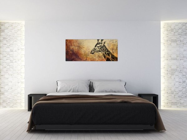 Slika - Žirafa, slika (120x50 cm)