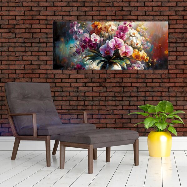 Slika - Vaza s cvijećem II. (120x50 cm)