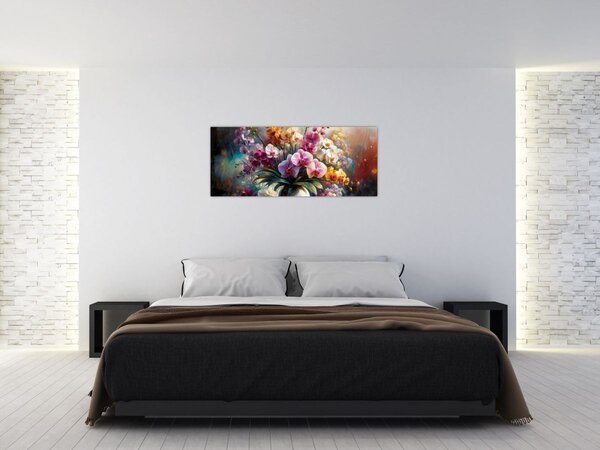 Slika - Vaza s cvijećem II. (120x50 cm)