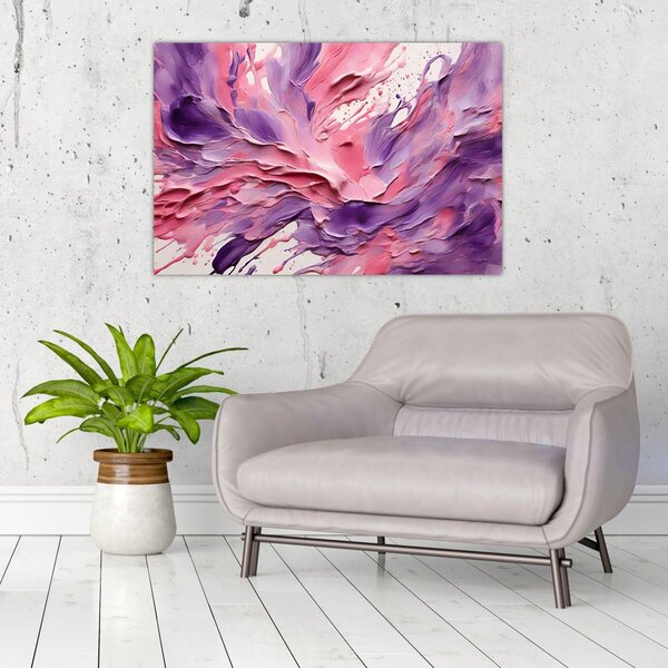 Slika - Romantična apstrakcija (90x60 cm)