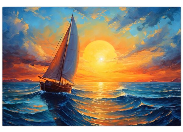 Slika - Jedrilice (90x60 cm)
