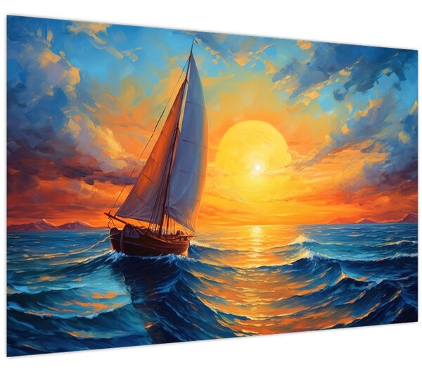 Slika - Jedrilice (90x60 cm)