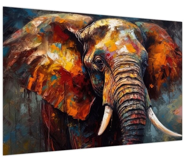 Slika - Slikanje slona (90x60 cm)
