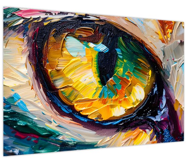 Slika - Slikanje mačjeg oka (90x60 cm)