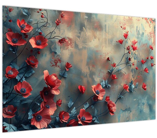 Slika - Vukovi makovi (90x60 cm)