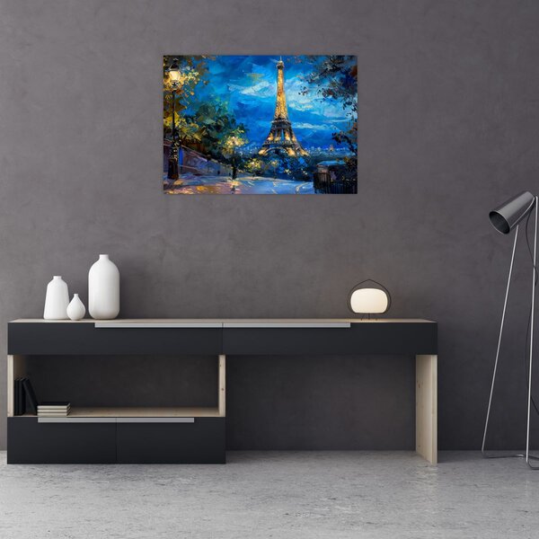 Slika - Uljana slika Eiffelovog tornja (70x50 cm)