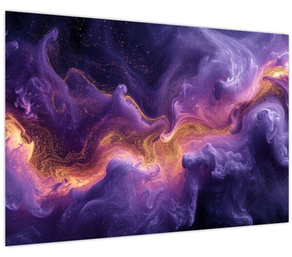 Slika - Ljubičasta maglica (90x60 cm)