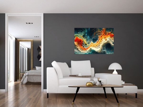 Slika - Moderna apstrakcija (90x60 cm)