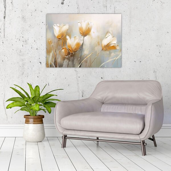 Slika - Slikanje tulipana (70x50 cm)